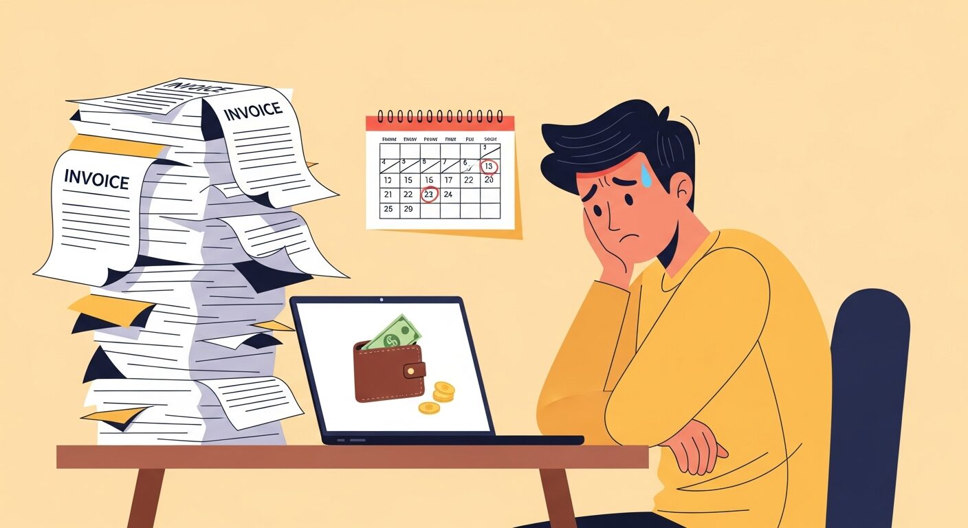 フリーランスの資金繰り問題は多くの方が経験します